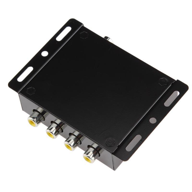 Video Splitter Av Video Splitter Car 4-Way Splitter One-In-Four Video Amplifier One-In And Four-Out