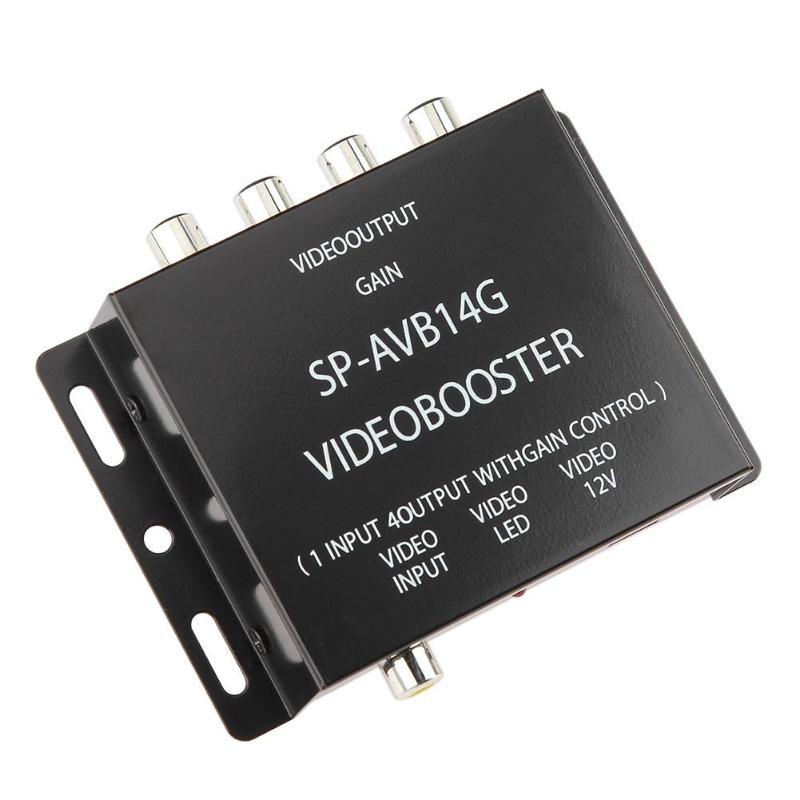 Video Splitter Av Video Splitter Car 4-Way Splitter One-In-Four Video Amplifier One-In And Four-Out