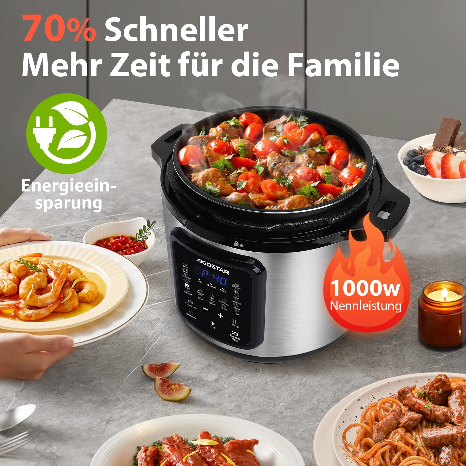 18-in-1 6L Aigostar Cooker – Easy & Fast