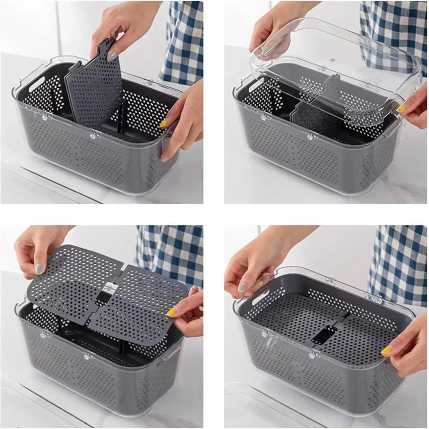 All-in-One Vegetable Cutter 12-in-1 – Slice, Chop & Shred Easily!