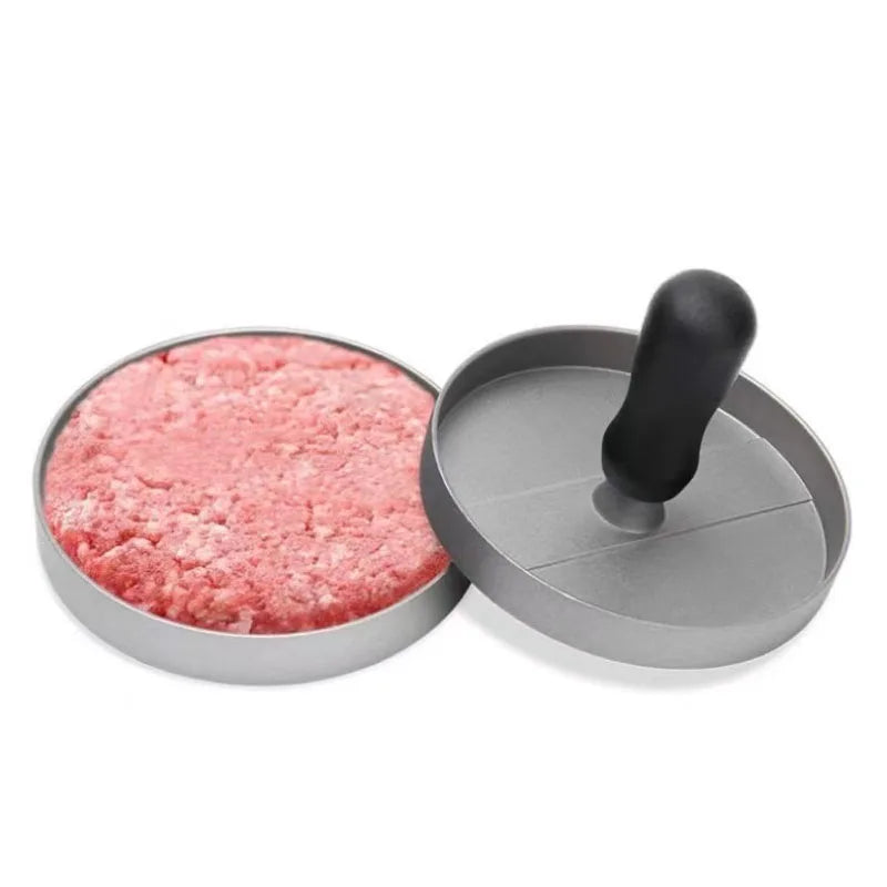Aluminum Burger Press – Hamburger Patty Maker for BBQ & Kitchen