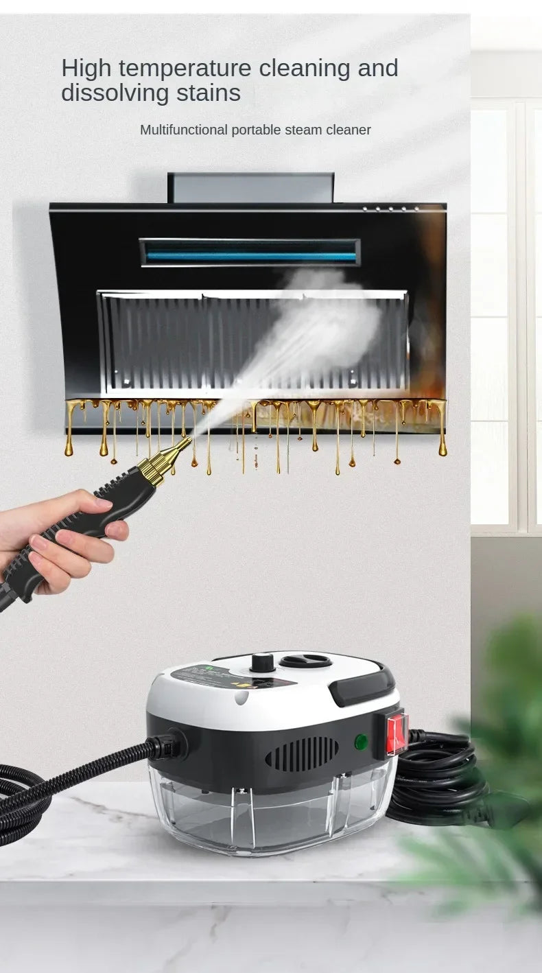 High-Power 2500W Steam Cleaner – Kitchen, Car, Floor & Air Conditioner