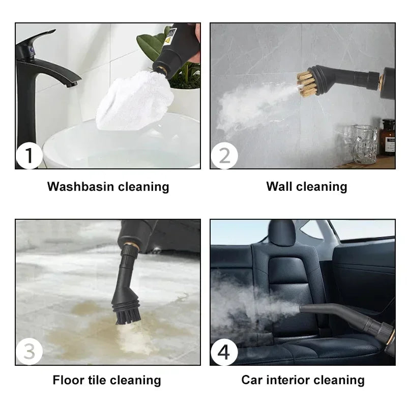 High-Power 2500W Steam Cleaner – Kitchen, Car, Floor & Air Conditioner