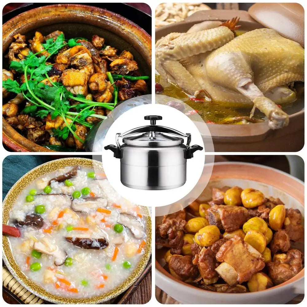 Large Non-Stick Pressure Cooker – Fast Heating Soup & Stew Pot