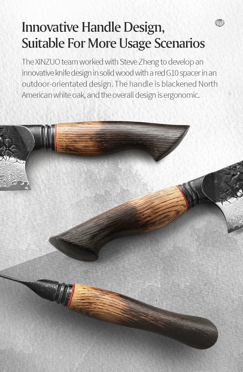 Damascus Steel Kitchen Knife Set 1–5pcs – 10Cr15CoMov Core