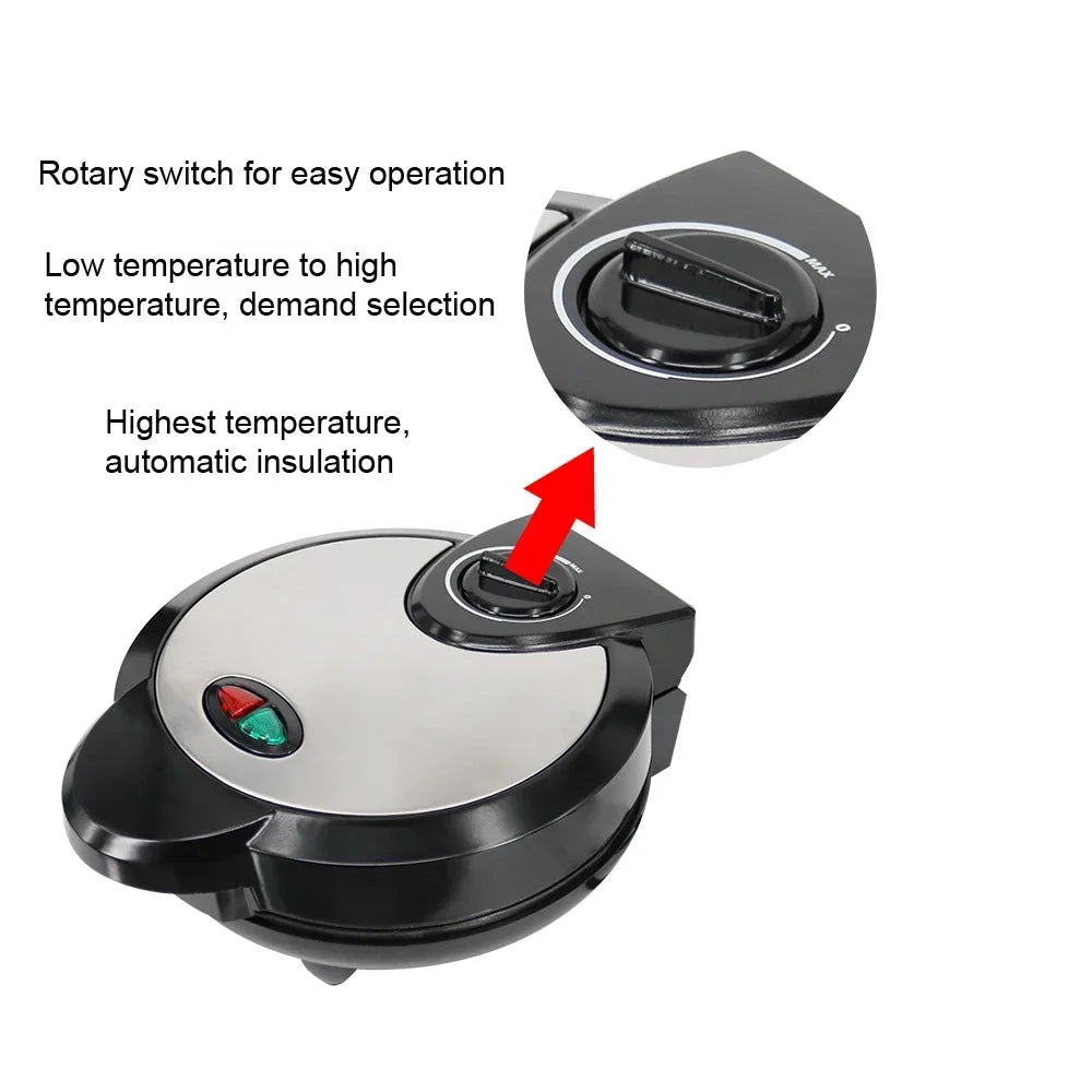 Electric Egg Roll & Waffle Maker – DIY Crepes & Sandwiches (EU Plug)
