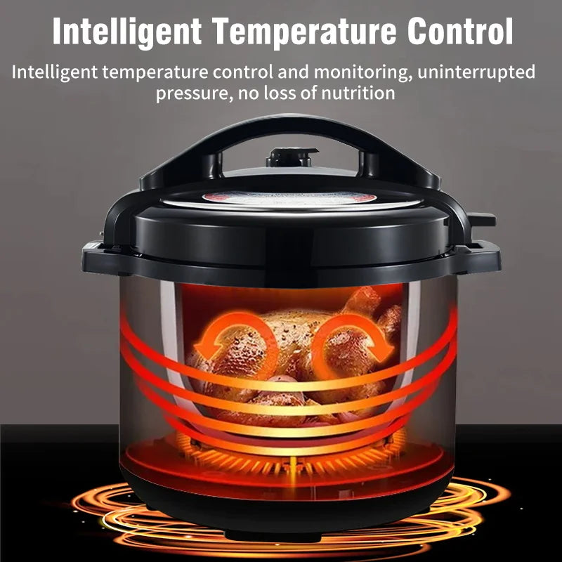 Electric Multi-Cooker 6L – Stainless Steel, Soup, Rice & Meal Heater
