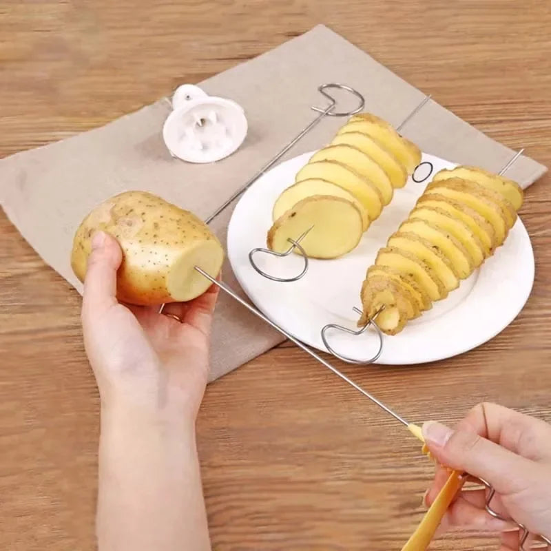 Whirlwind Potato Spiral Cutter – Creative Vegetable Slicer