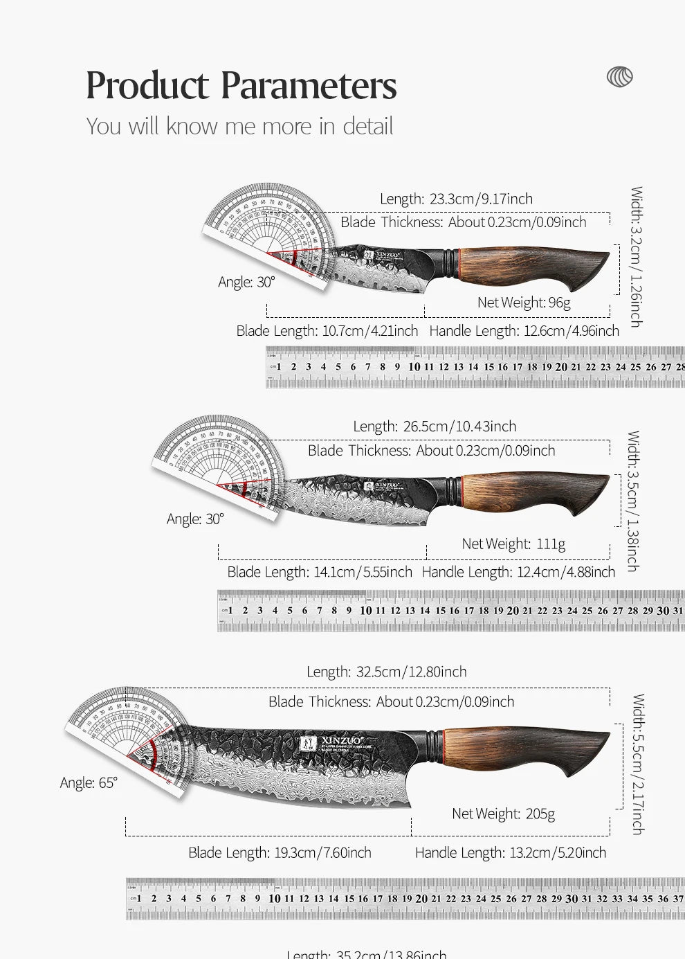 Damascus Steel Kitchen Knife Set 1–5pcs – 10Cr15CoMov Core
