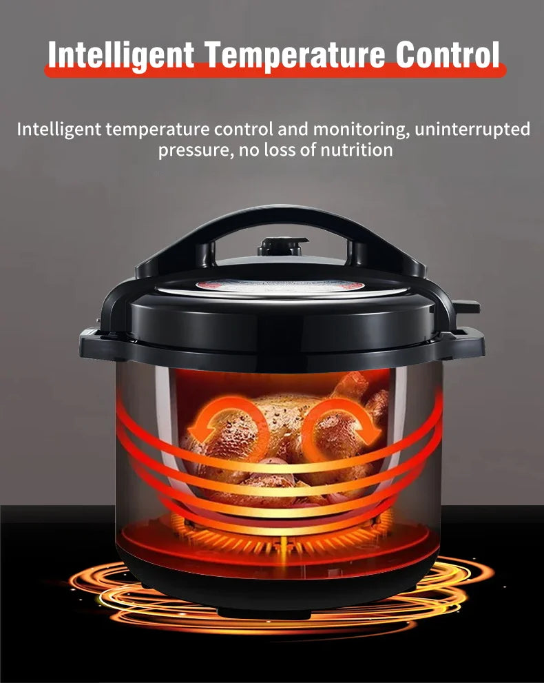 Electric Multi-Cooker 6L – Stainless Steel, Soup, Rice & Meal Heater