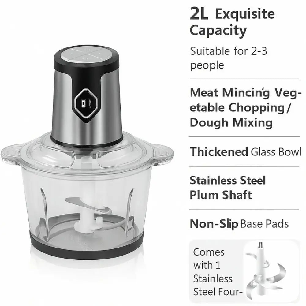 All-in-One Kitchen Chopper 5L – For Meat, Veggies & Dough