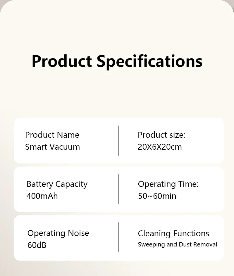 Xiaomi Robot Vacuum Cleaner – 3-in-1 Sweep, Mop & Suction, 6000Pa