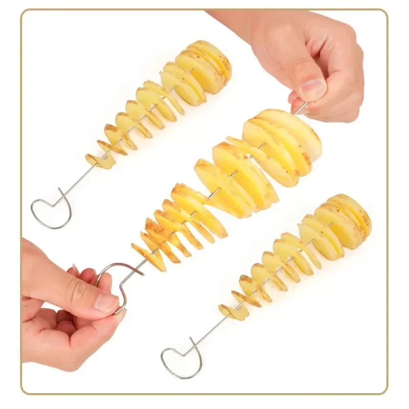 Whirlwind Potato Spiral Cutter – Creative Vegetable Slicer