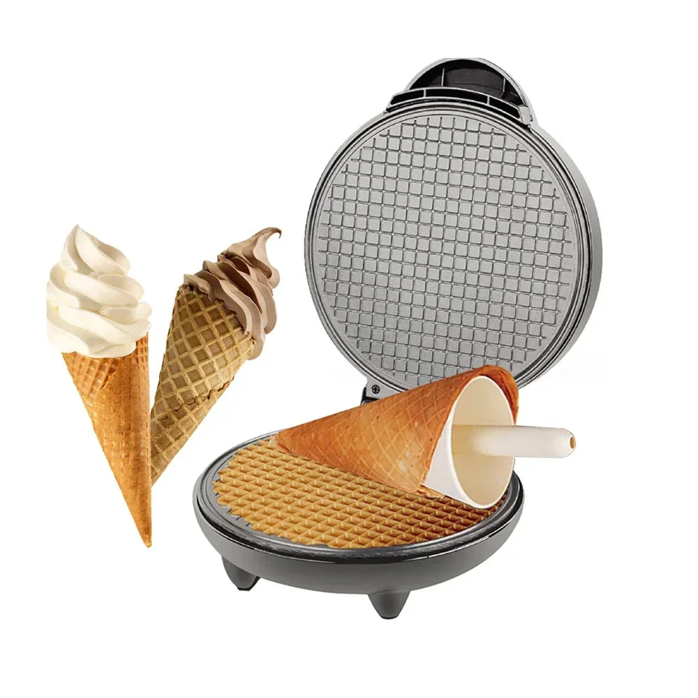 Electric Egg Roll & Waffle Maker – DIY Crepes & Sandwiches (EU Plug)