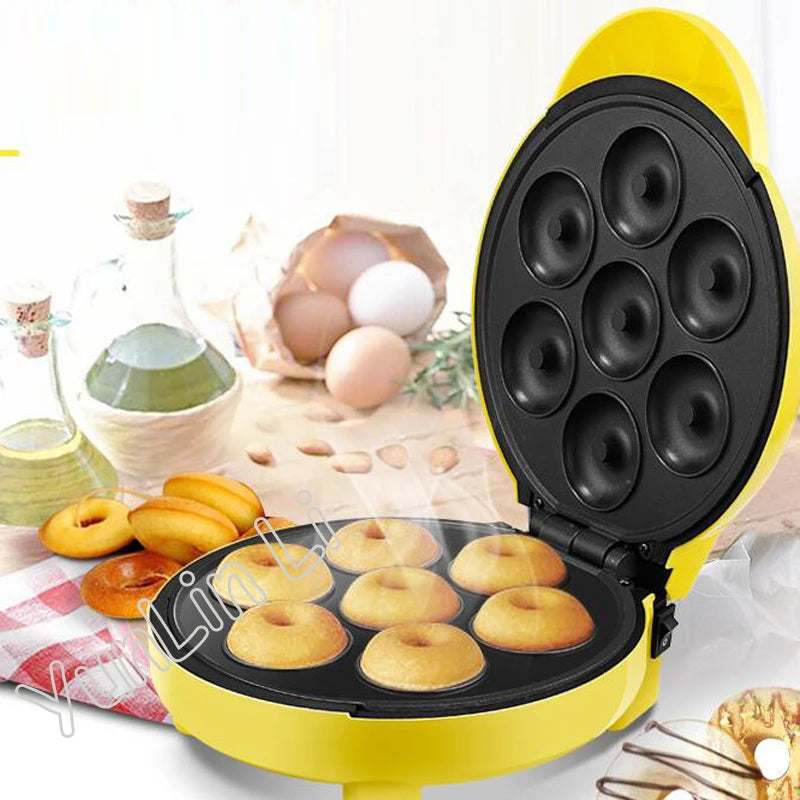 Electric Doughnut & Waffle Maker – Two-Side Heating