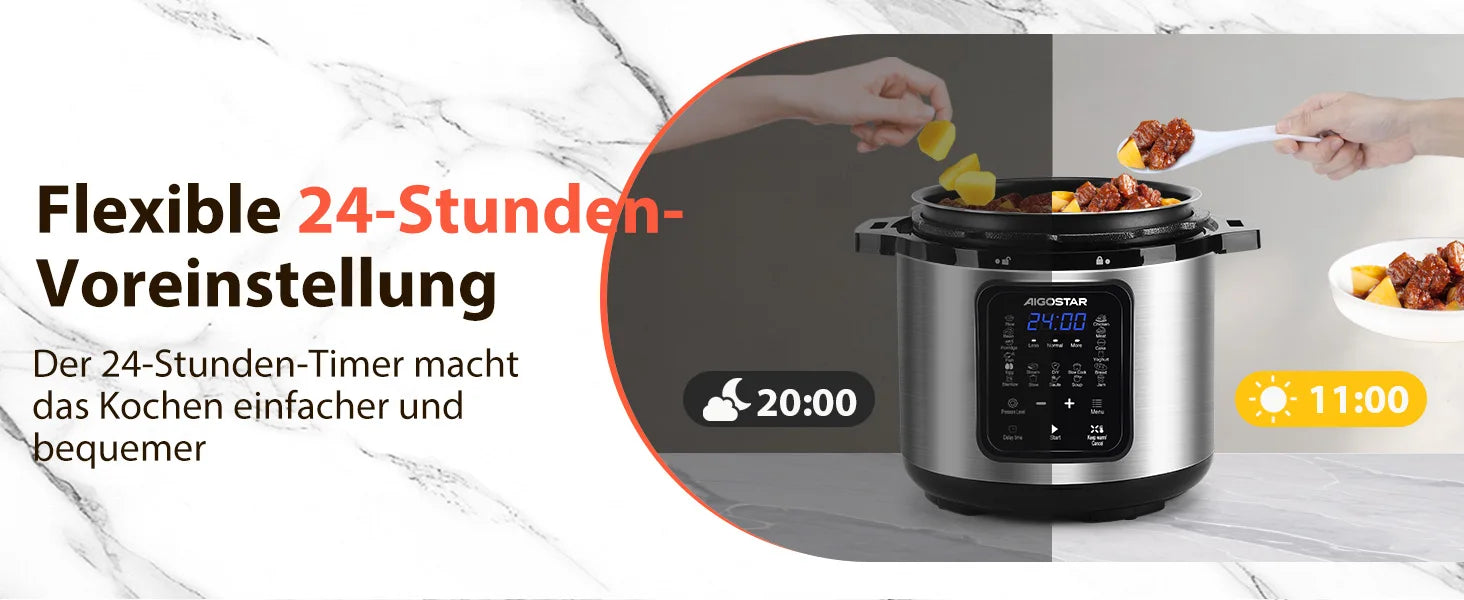 18-in-1 6L Aigostar Cooker – Easy & Fast