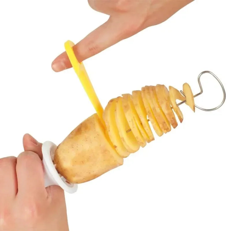 Whirlwind Potato Spiral Cutter – Creative Vegetable Slicer