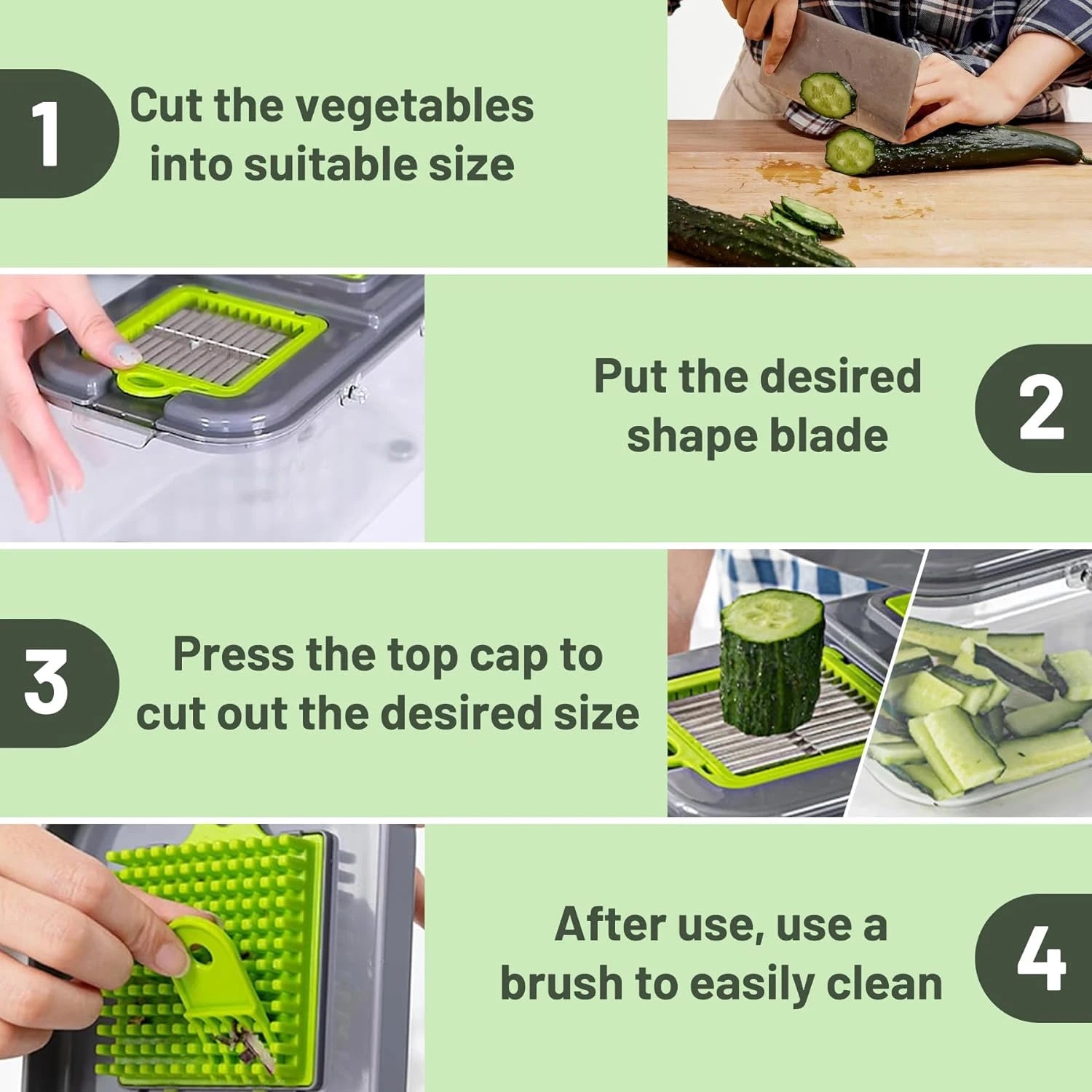 All-in-One Vegetable Cutter 12-in-1 – Slice, Chop & Shred Easily!