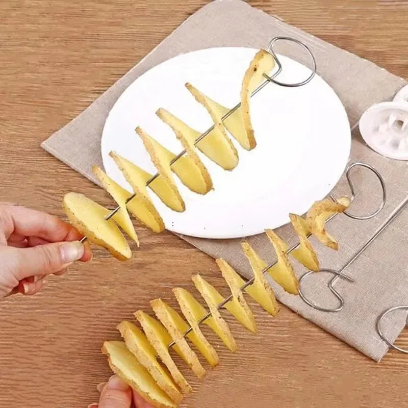 Whirlwind Potato Spiral Cutter – Creative Vegetable Slicer