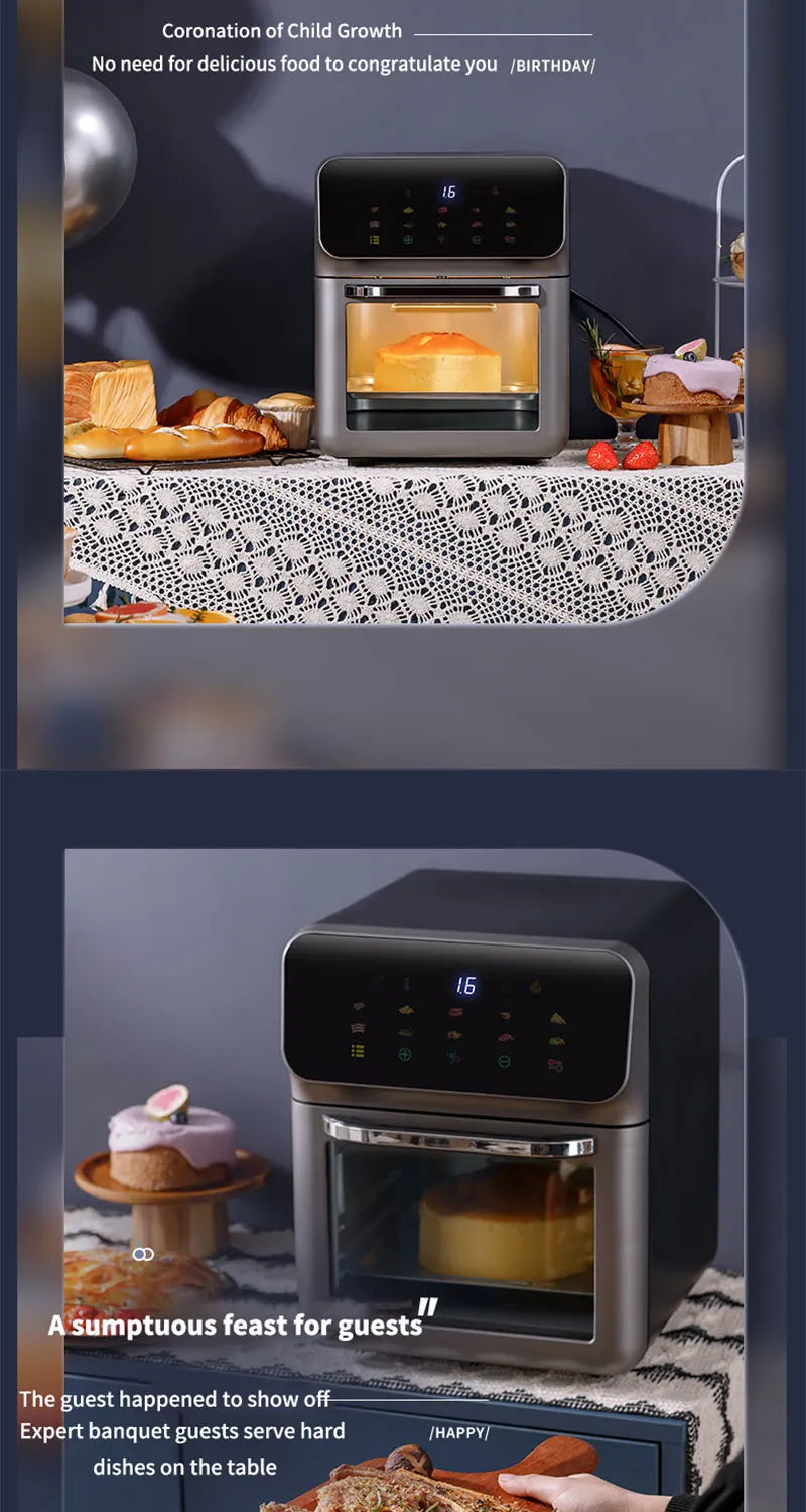 10L Electric Air Fryer – Oil-Free 360° Convection Oven