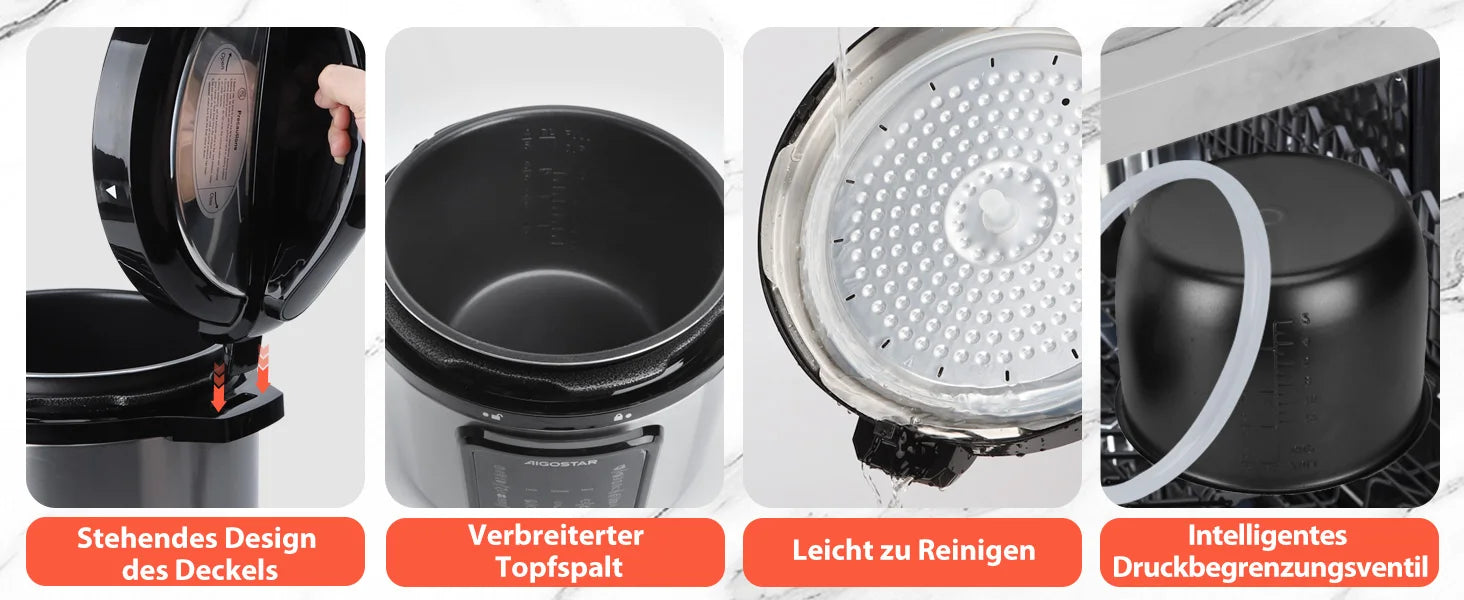 18-in-1 6L Aigostar Cooker – Easy & Fast