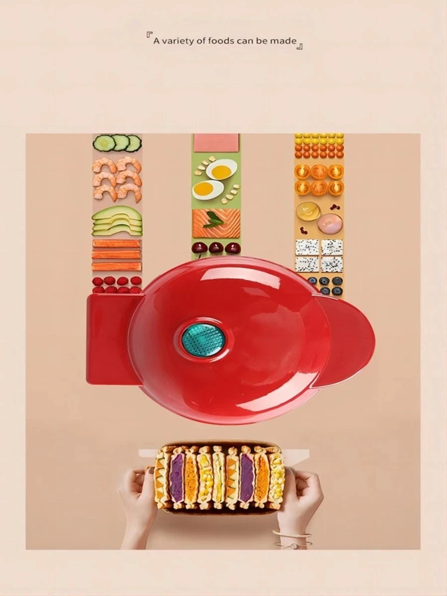 Multifunctional Mini Waffle & Biscuit Maker – Sandwich Cake Pan
