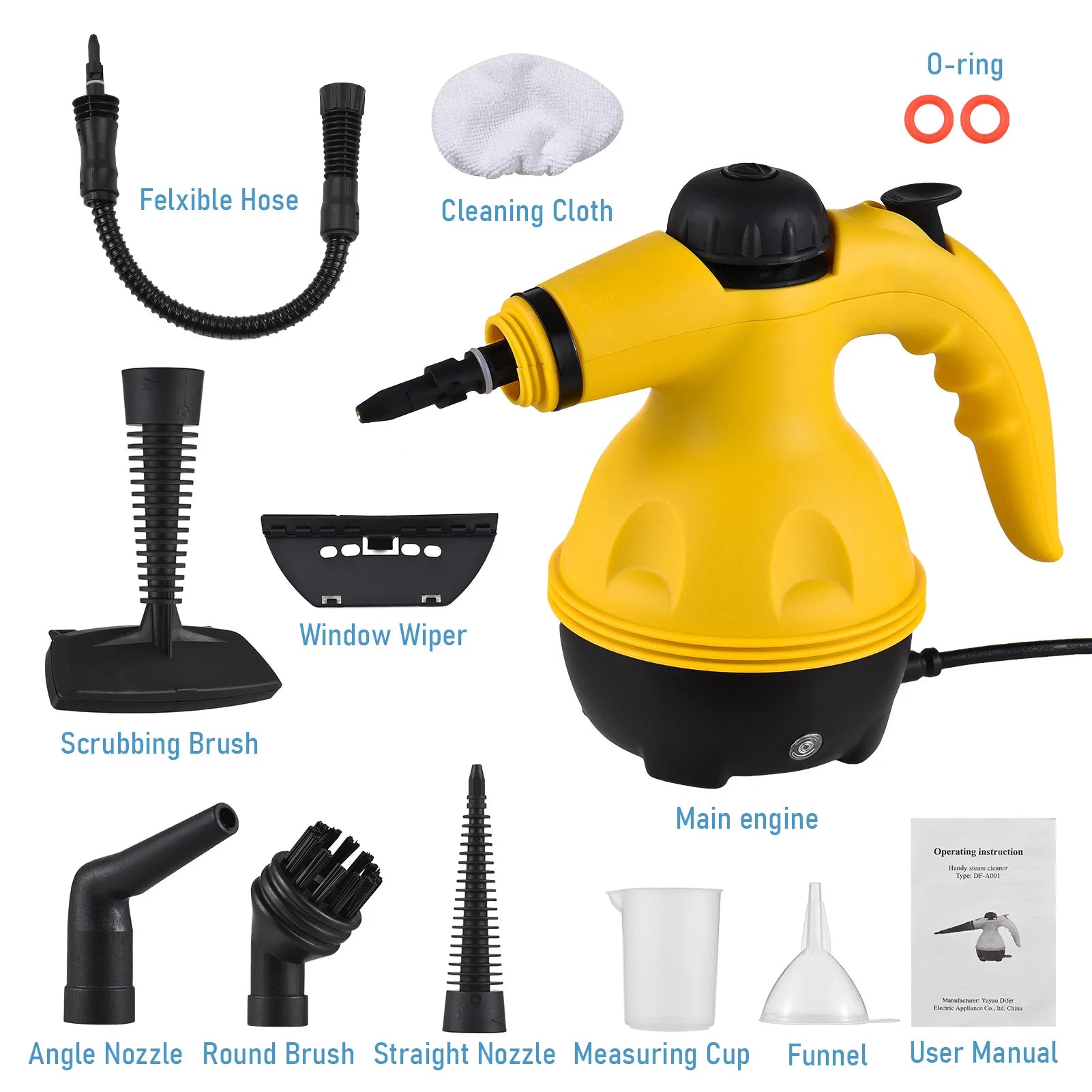 Multi-Surface Steam Cleaner – 1050W, Rapid Heating for Home