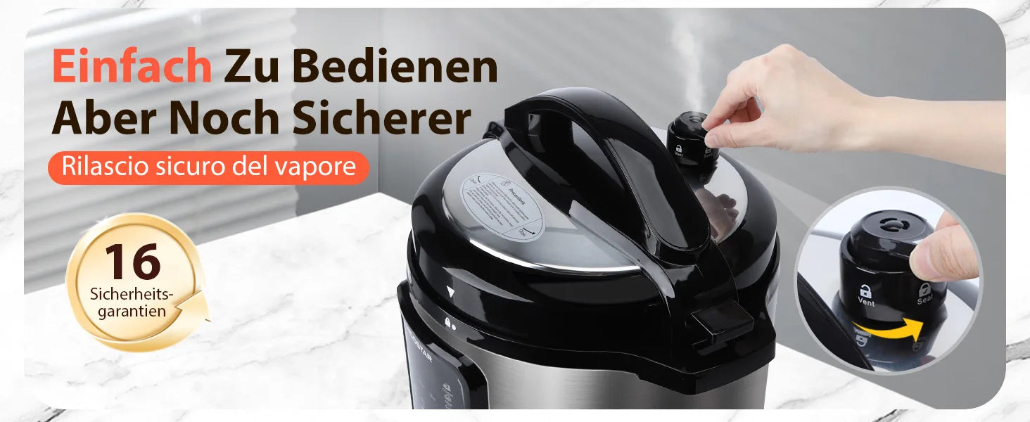 18-in-1 6L Aigostar Cooker – Easy & Fast