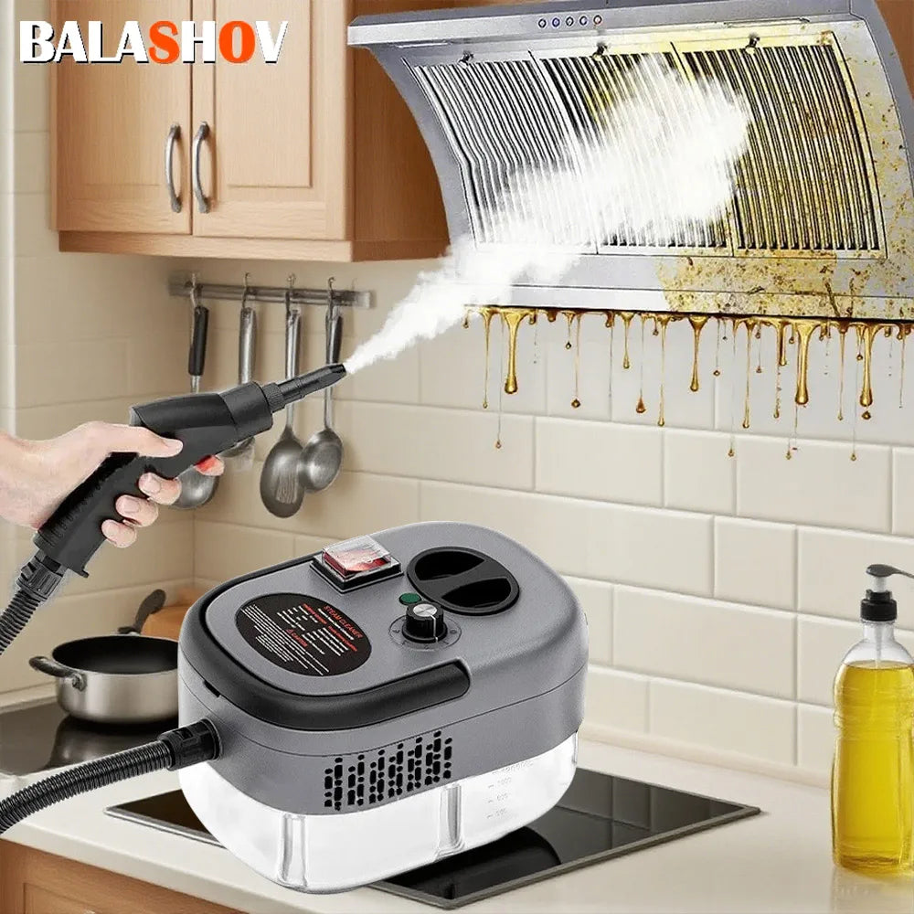 High-Power 2500W Steam Cleaner – Kitchen, Car, Floor & Air Conditioner