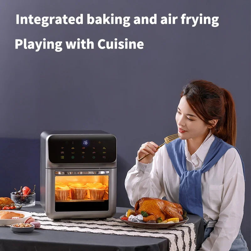 10L Electric Air Fryer – Oil-Free 360° Convection Oven