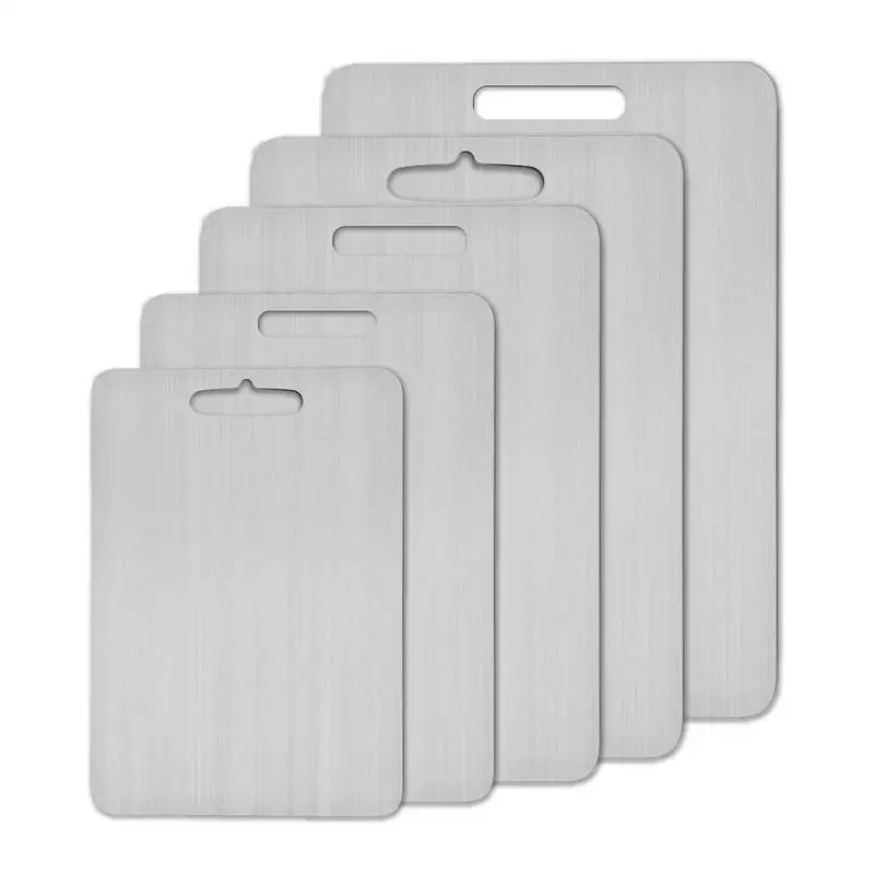 Titanium Double-Sided Cutting Board – Stainless Steel, Food Grade